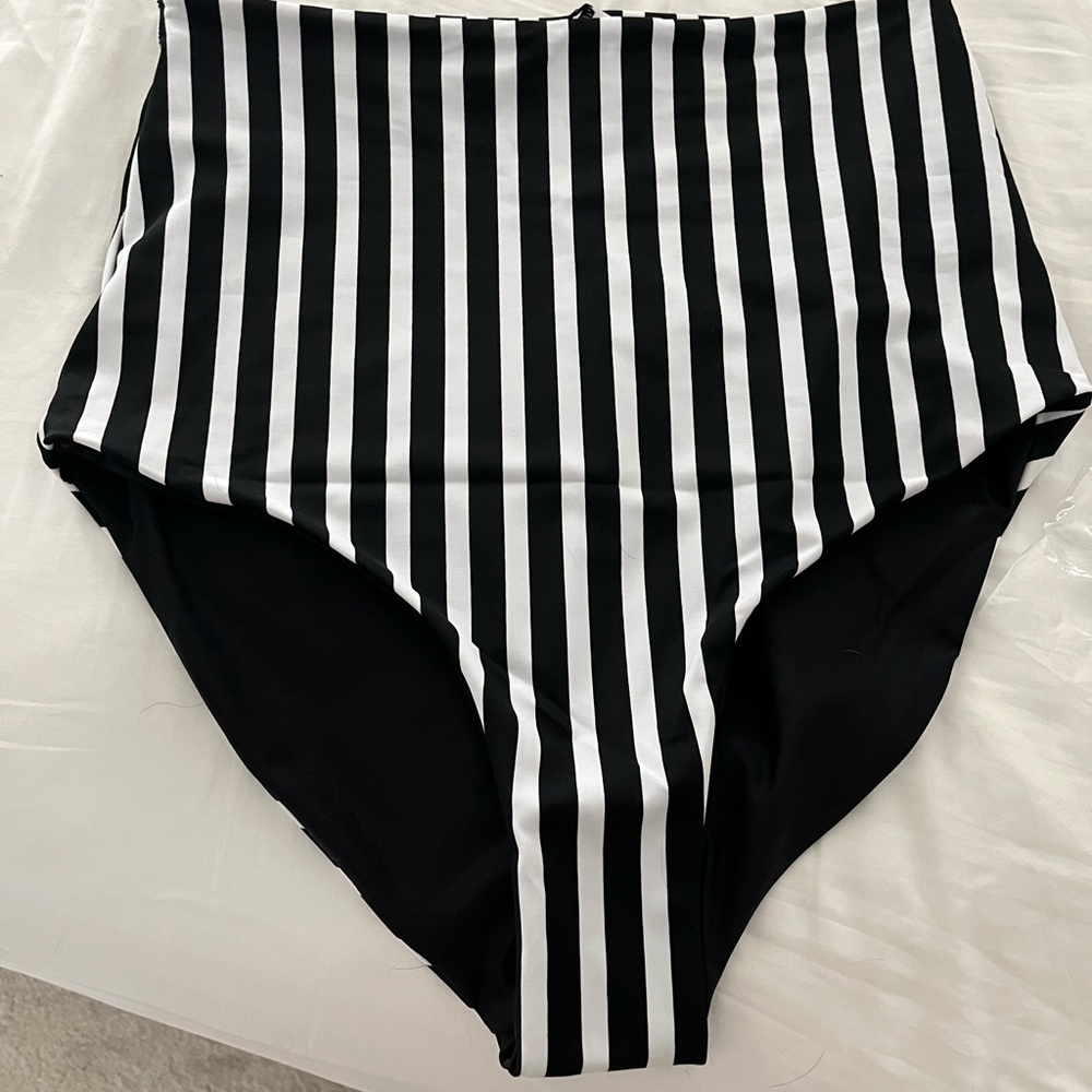 NWT Coral Reef Bali High Rise Reversible Bikini Bottoms